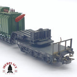 ♻️ 2 mano - Märklin 4617 remolque de plataforma baja DB H0 escala 1:87 TEN03