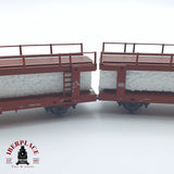 ♻️ 2 mano - Märklin 4712 vagón portacoches DB H0 escala 1:87 TEN03