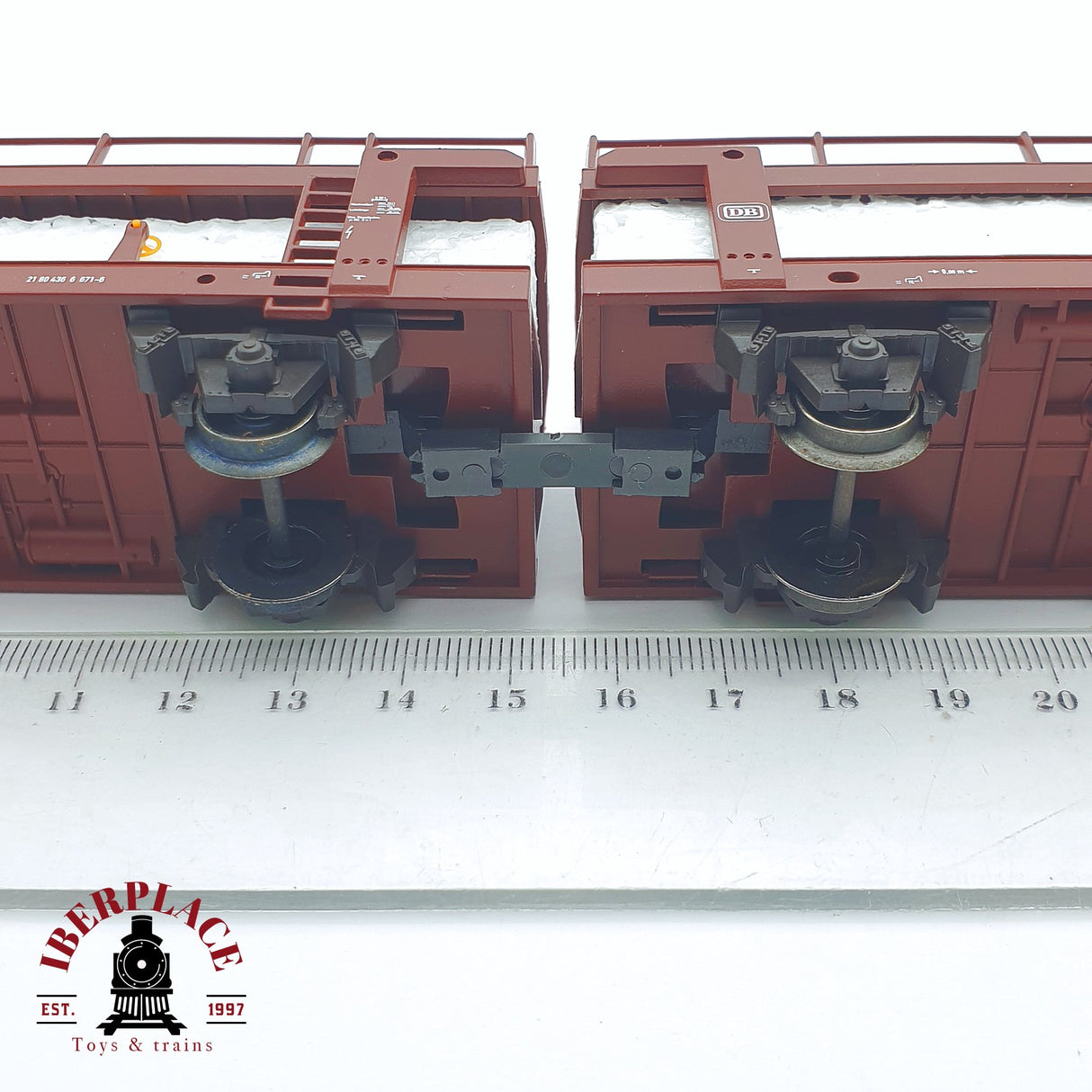 ♻️ 2 mano - Märklin 4712 vagón portacoches DB H0 escala 1:87 TEN03