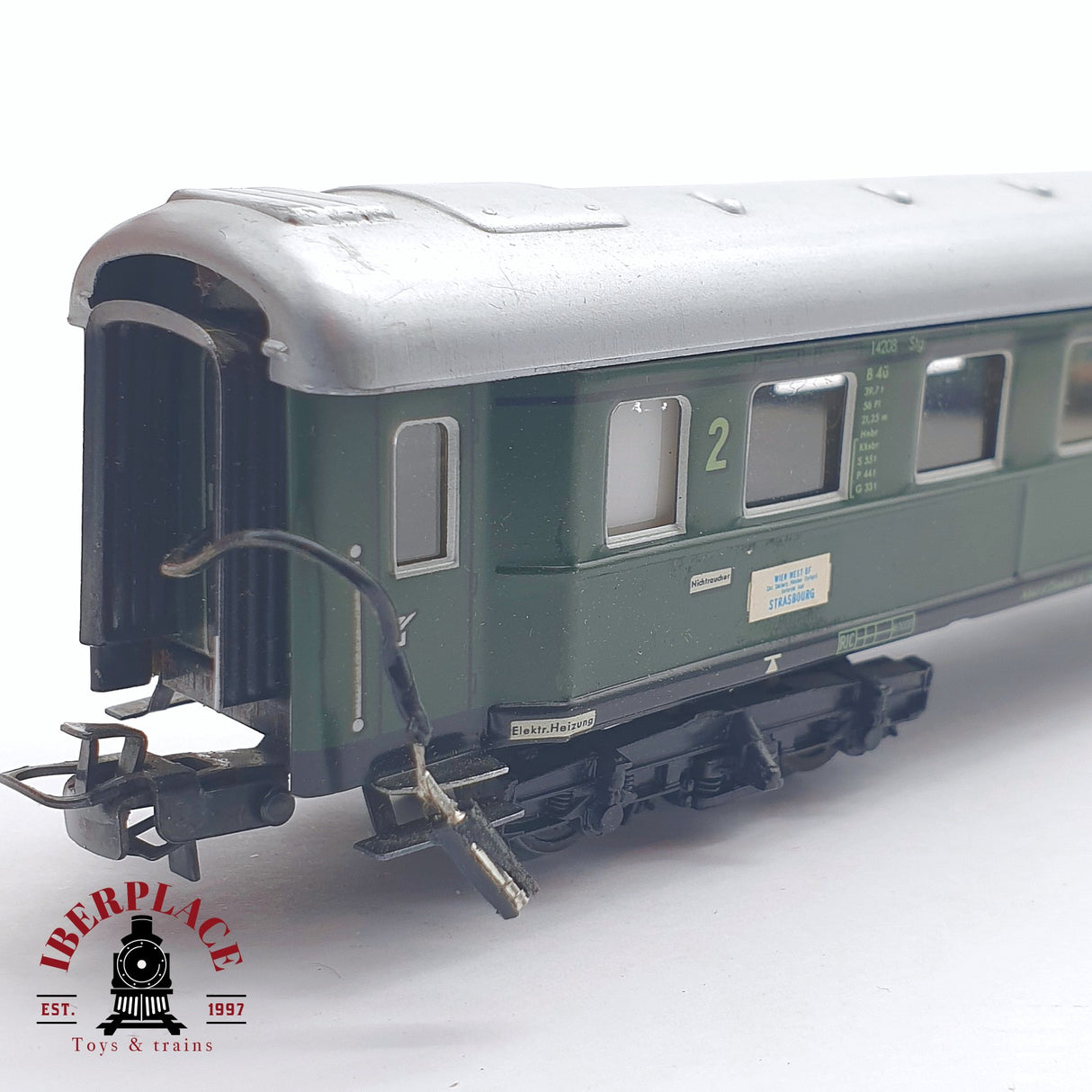 ♻️ 2 mano - Märklin 4037 vagón pasajeros DB en metal H0 escala 1:87 TEN03