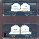 ♻️ 2 mano -  Märklin 82502 set vagones de cemento EVA DB Z escala 1:220 TEN03