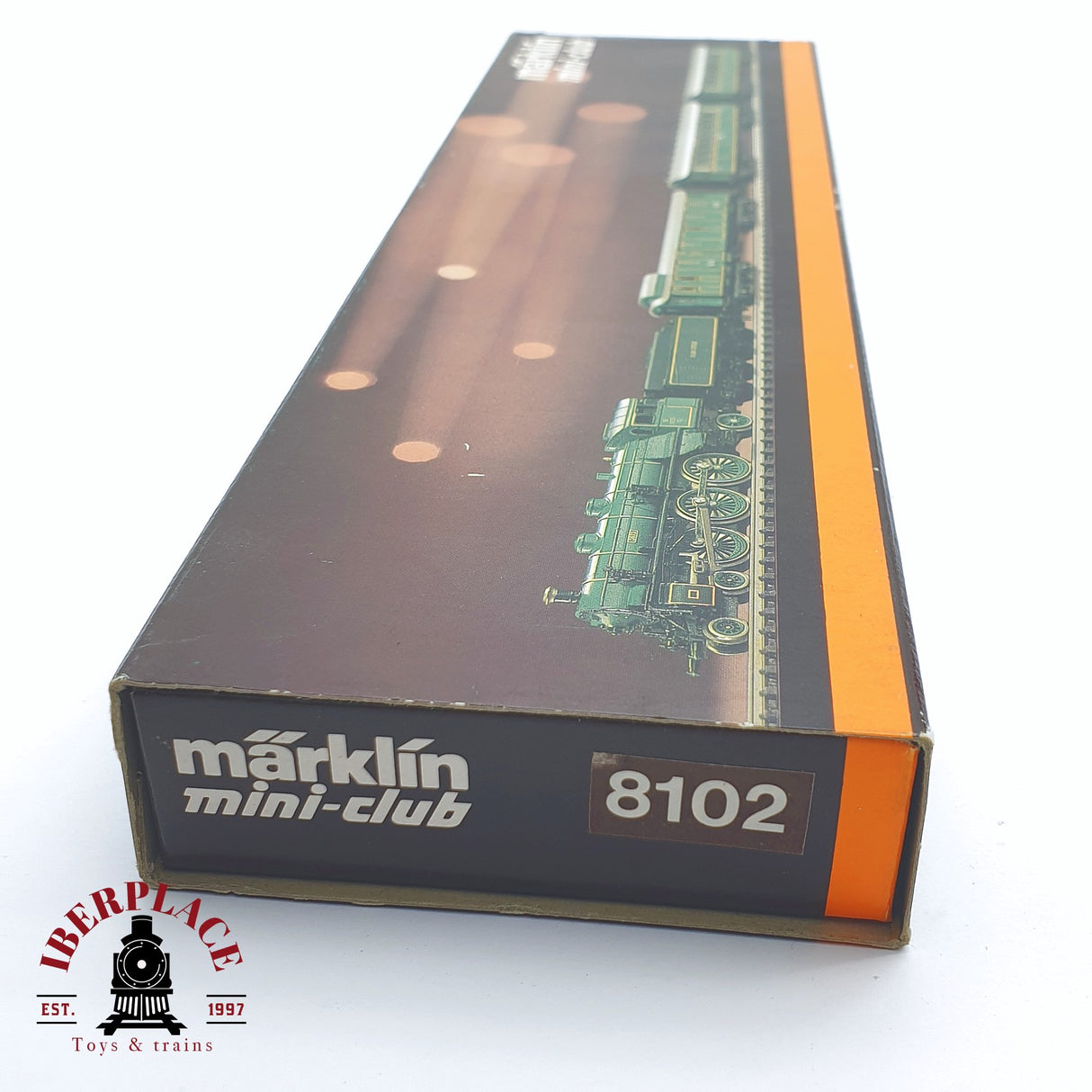 ♻️ 2 mano -  Märklin 8102 Set Locomotora K.Bay.Sts.B 3673 con luz Z escala 1:220 TEN03