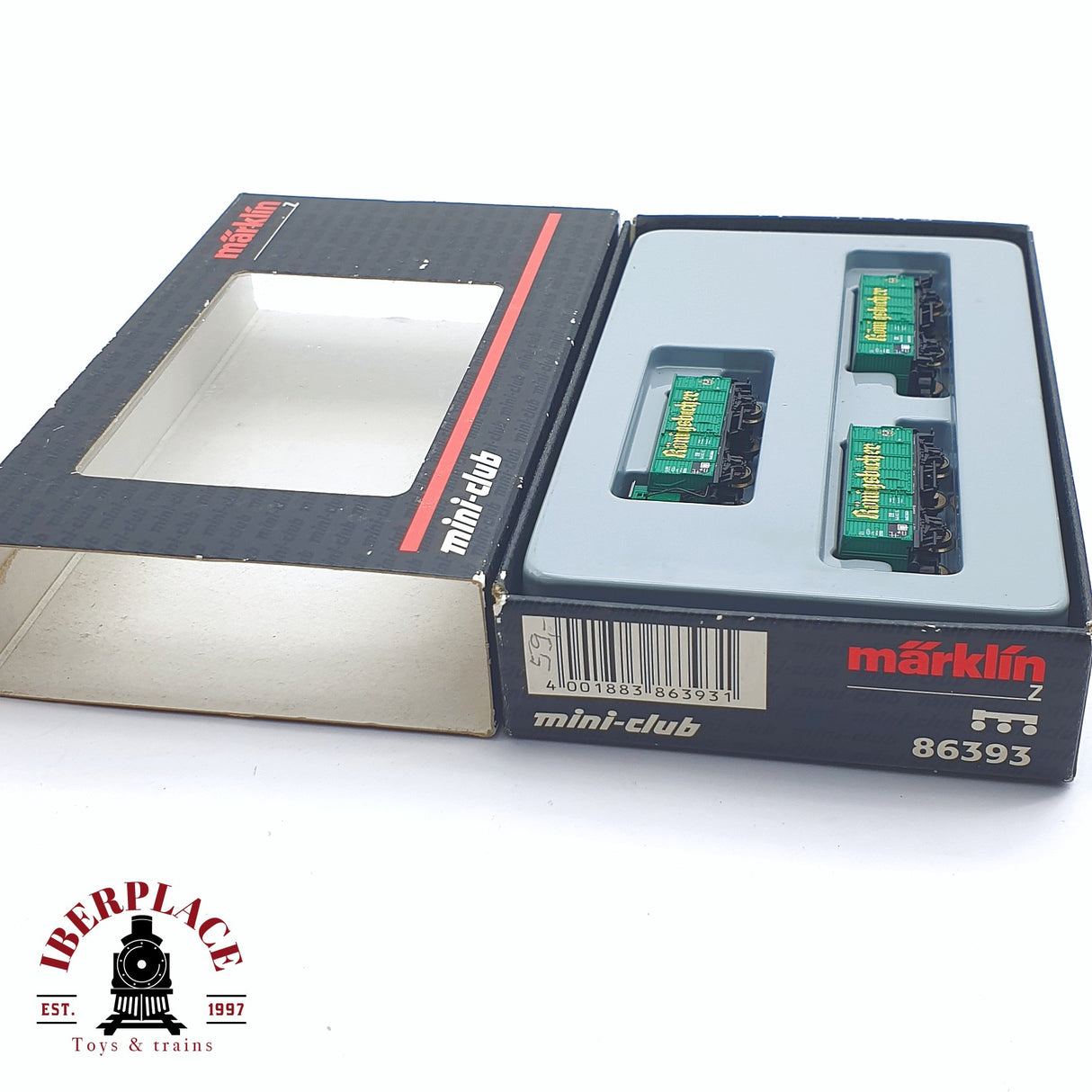 ♻️ 2 mano -  Märklin 86393 set mercancias Rönigsbacher DB Z escala 1:220 TEN03