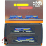 ♻️ 2 mano -  Märklin 82203 set cisternas Lebensmitteltransporte SBB Z escala 1:220 TEN03