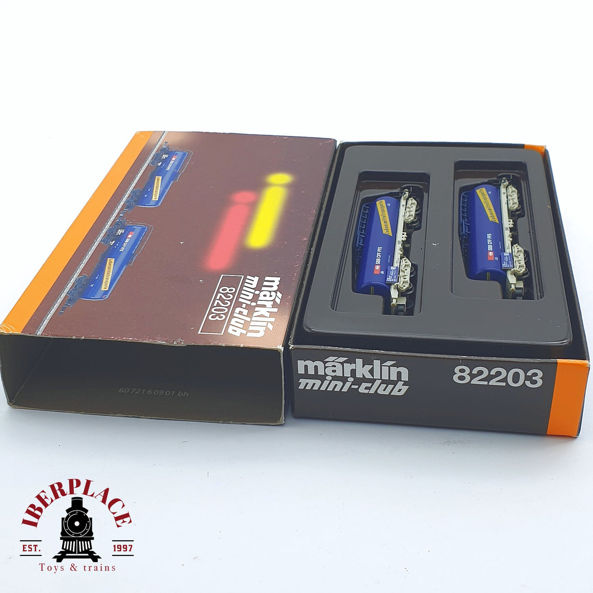 ♻️ 2 mano -  Märklin 82203 set cisternas Lebensmitteltransporte SBB Z escala 1:220 TEN03