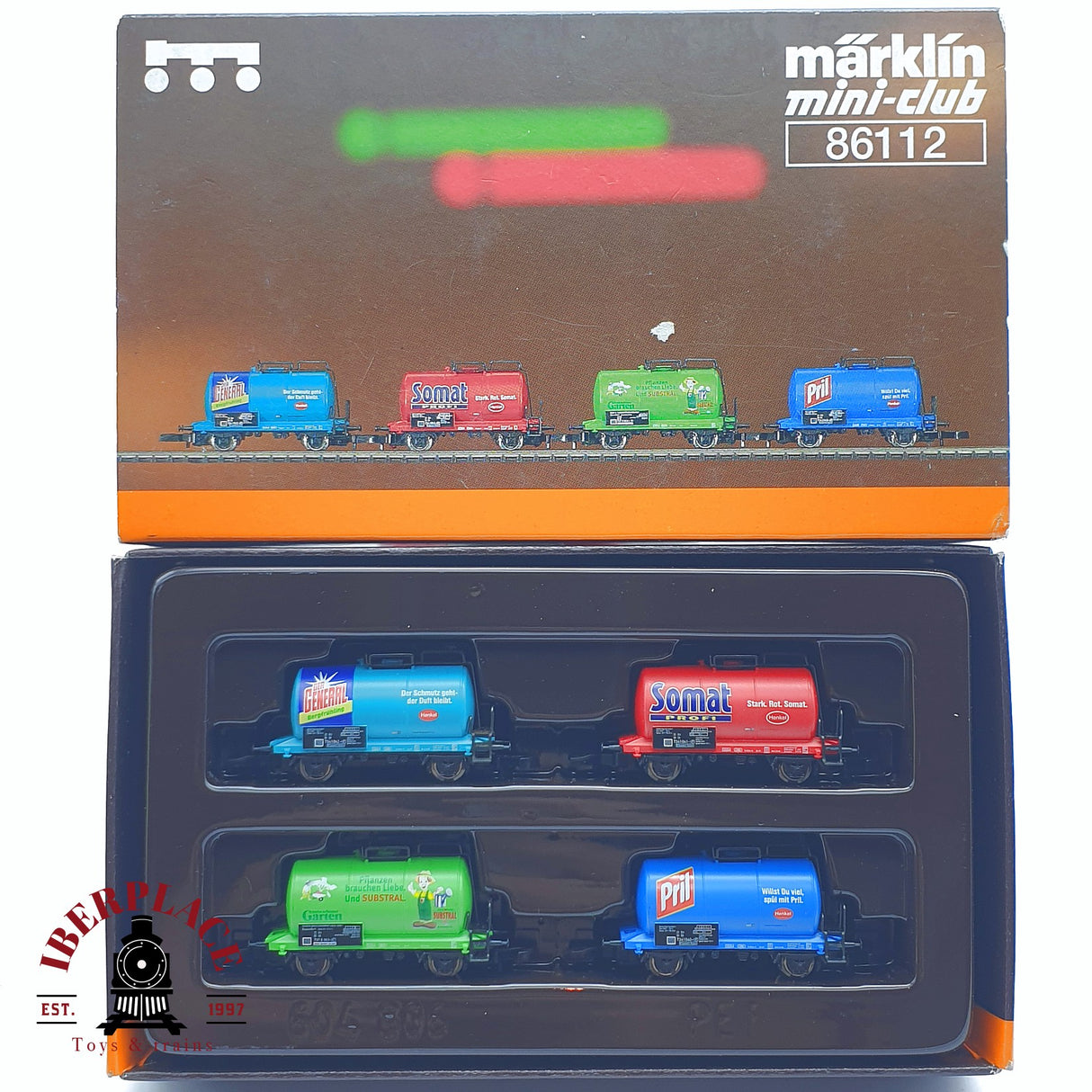 ♻️ 2 mano -  Märklin 86112 set cisternas DB Z escala 1:220 TEN03