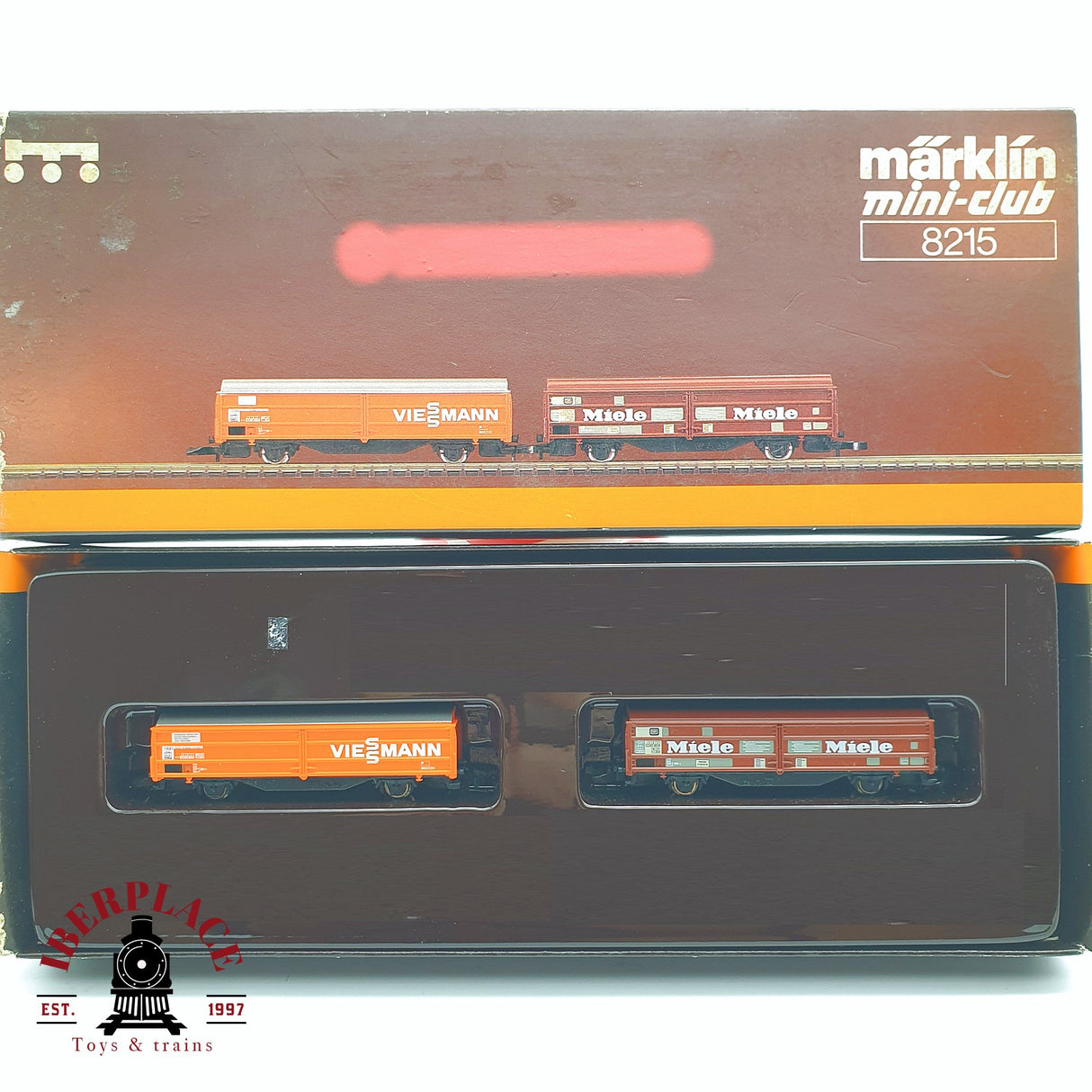 ♻️ 2 mano -  Märklin 8215 set mercancias Viessman Miele DB Z escala 1:220 TEN03