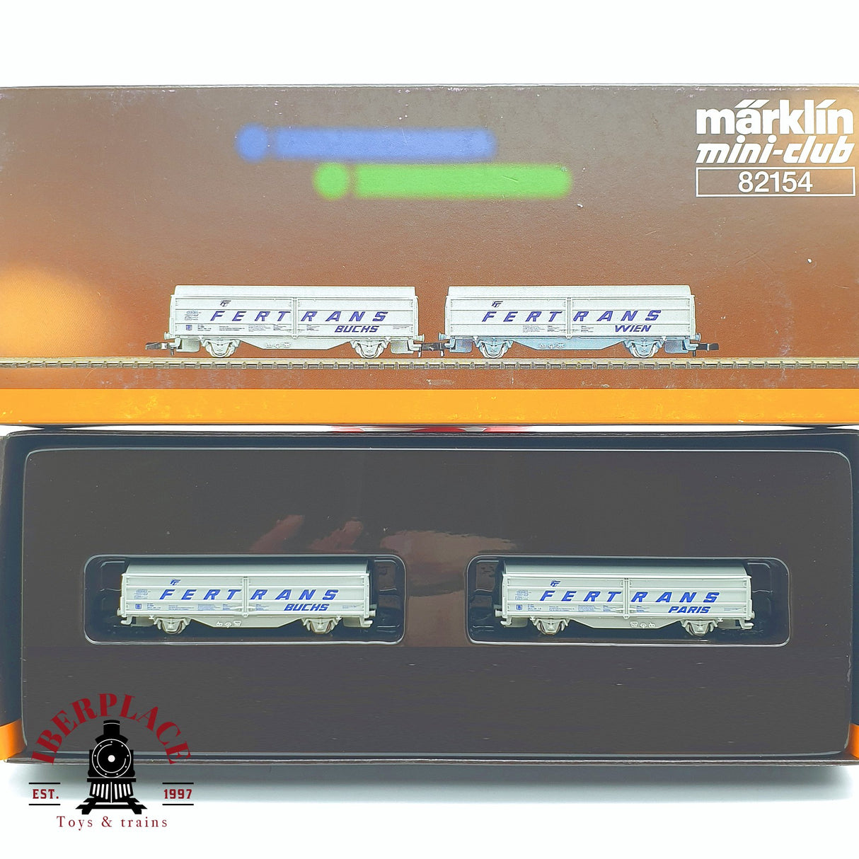 ♻️ 2 mano -  Märklin 82154 set mercancias Fertrans Buchs ÖBB Z escala 1:220 TEN03