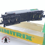 ♻️ 2 mano - Minitrix 13680 vagón cisterna BP DB N escala 1:160 TEN03