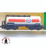 ♻️ 2 mano - Minitrix 51 3552 00 vagón cisterna Esso DB N escala 1:160 TEN03