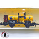 ♻️ 2 mano - Minitrix 51 3232 00 vagón cisterna Olex Bp DR N escala 1:160 TEN03