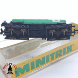 ♻️ 2 mano - Minitrix 51 3554 00 vagón cisterna BP DB N escala 1:160 TEN03
