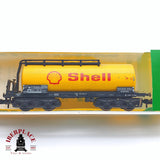 ♻️ 2 mano - Minitrix 51 3551 00 vagón cisterna Shell DB N escala 1:160 TEN03