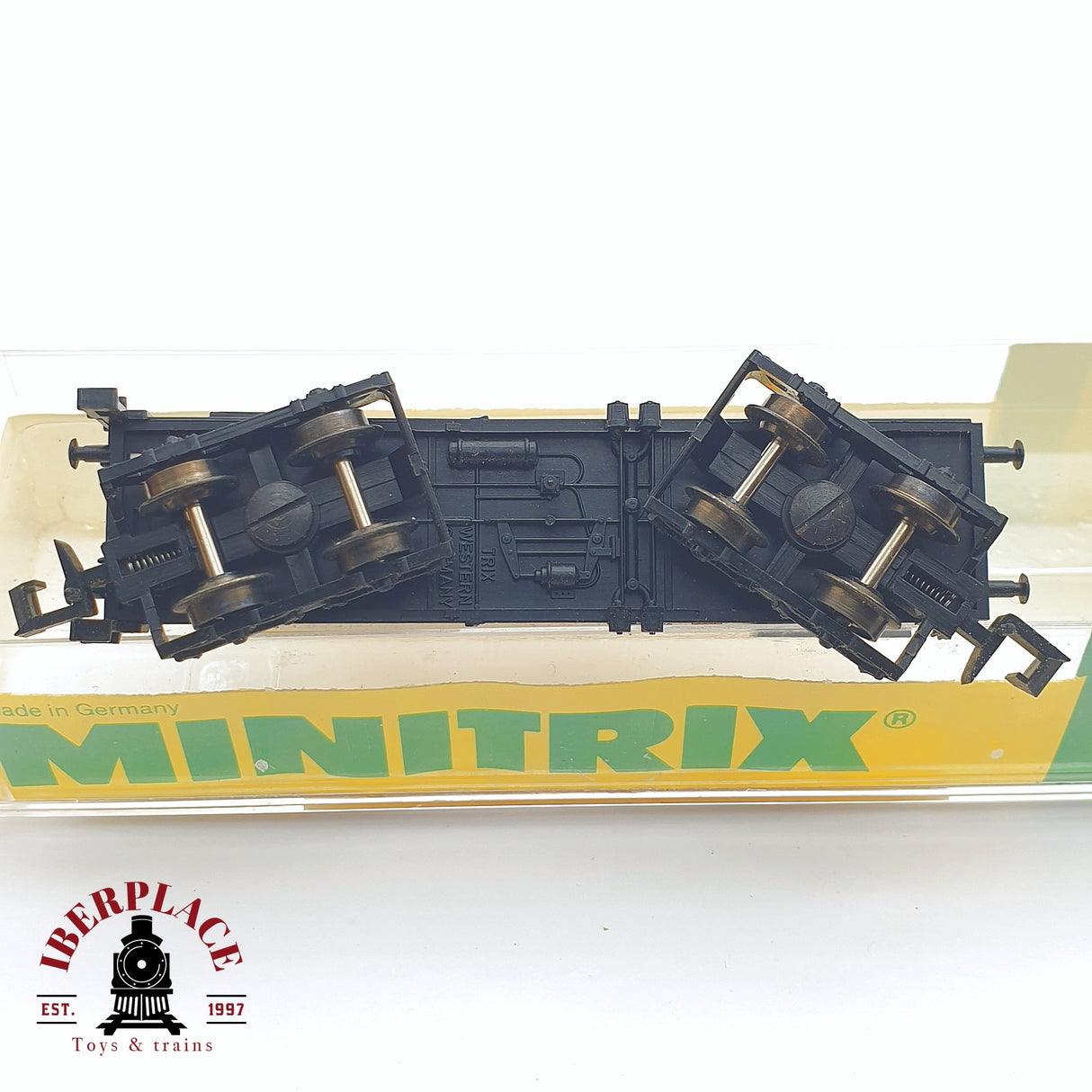 ♻️ 2 mano - Minitrix 70088 vagón cisterna Agip DB N escala 1:160 TEN03