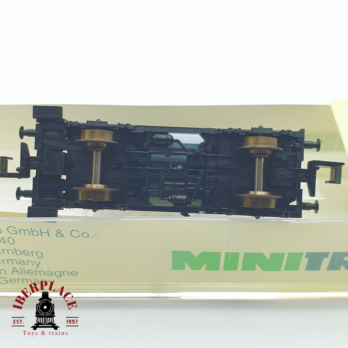 ♻️ 2 mano - Minitrix 13988 vagón cisterna Total DB N escala 1:160 TEN03