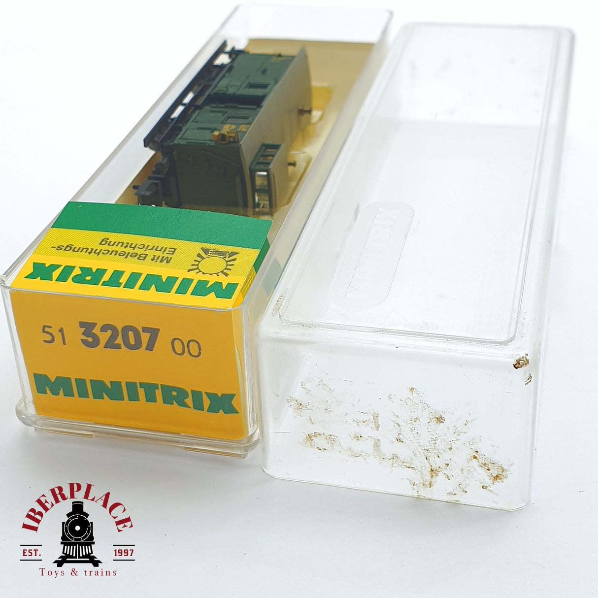 ♻️ 2 mano - Minitrix 51 3207 00 vagón equipajes DRG 109 081 N escala 1:160 TEN03