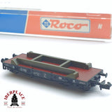 ♻️ 2 mano - Arnold 25182 vagón plataforma DB N escala 1:160 TEN03