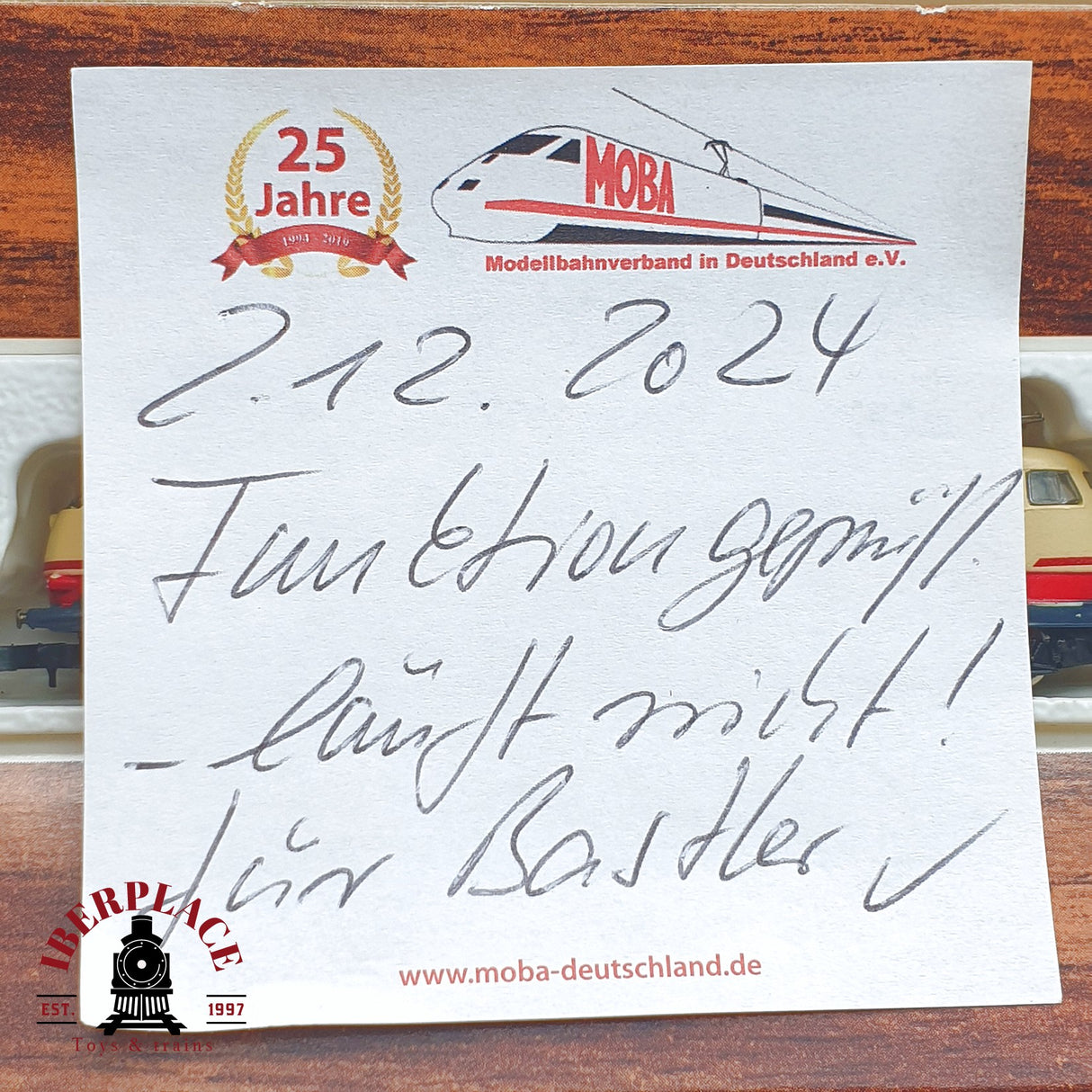 ♻️ 2 mano -  Märklin 8854 Locomotora BR 103 DB Z escala 1:220 TEN03