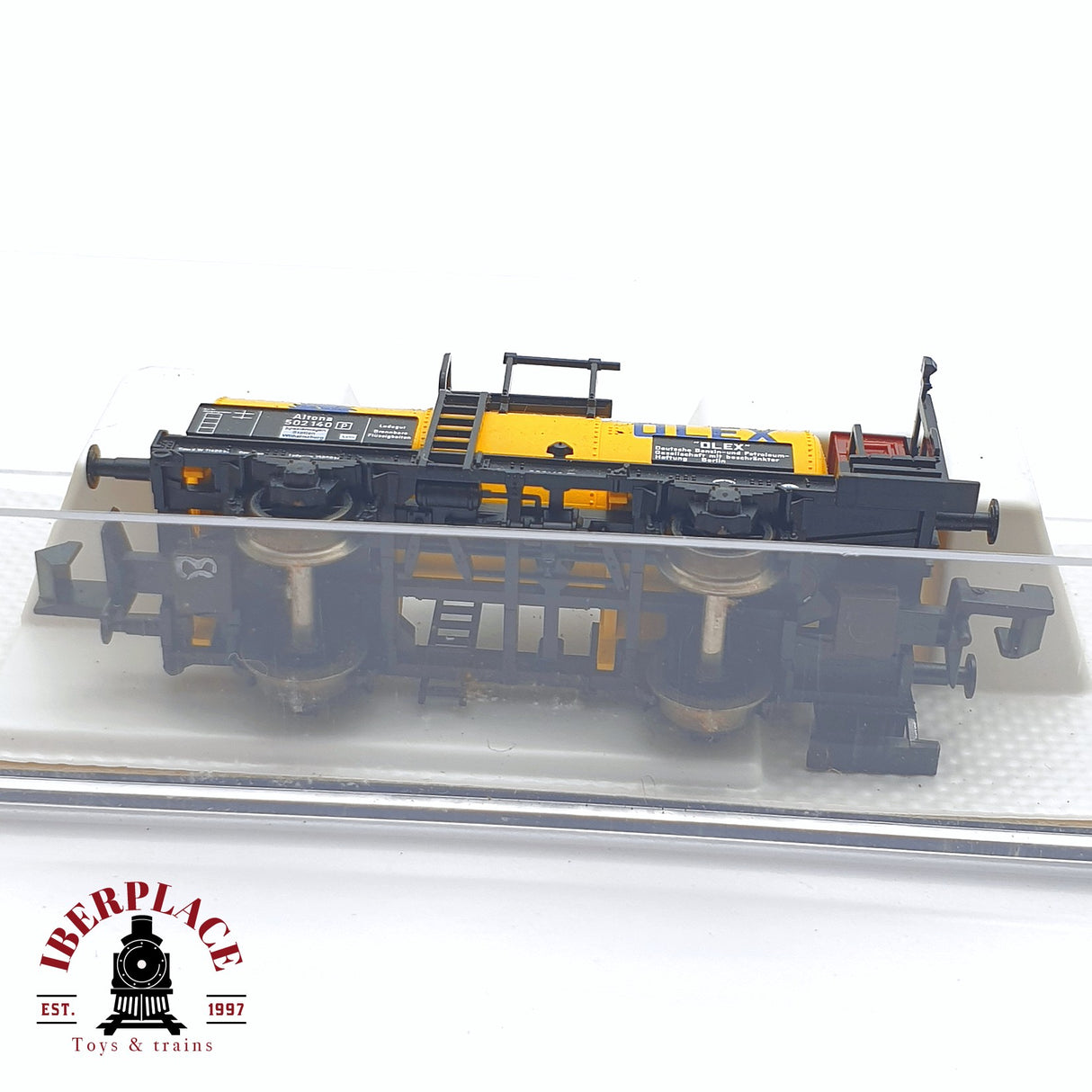 ♻️ 2 mano - Fleischmann 8845K vagón cisterna Olex Altona N escala 1:160 TEN03