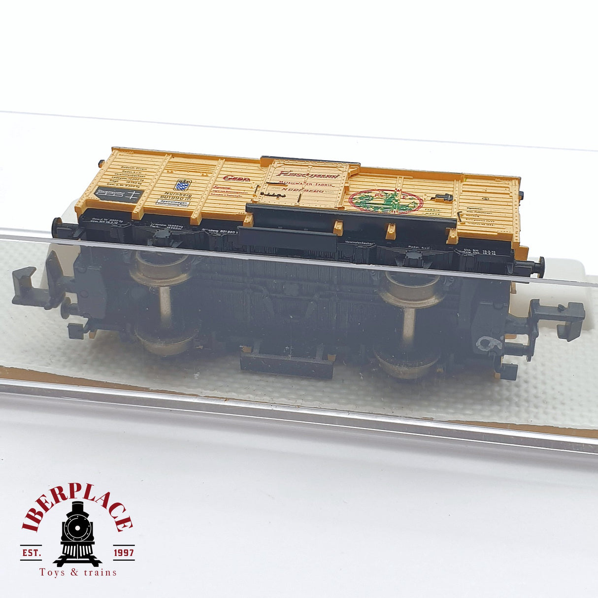 ♻️ 2 mano - Fleischmann 8865 vagón de puerta corredera N escala 1:160 TEN03