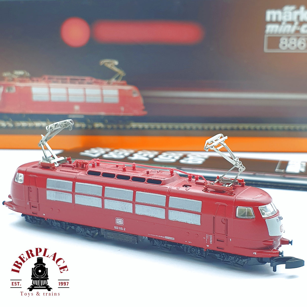 ♻️ 2 mano -  Märklin 8867 Locomotora BR 103 DB Z escala 1:220 TEN03