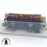 ♻️ 2 mano - Fleischmann 8221K vagón mercancía DR N escala 1:160 TEN03