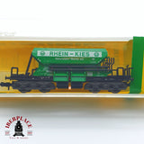 ♻️ 2 mano - Minitrix 51 3569 00 vagón tolva Rhein Kies DB N escala 1:160 TEN03