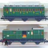 ♻️ 2 mano - Fleischmann 5x vagones pasajero DRG N escala 1:160 TEN03