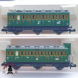 ♻️ 2 mano - Fleischmann 5x vagones pasajero DRG N escala 1:160 TEN03