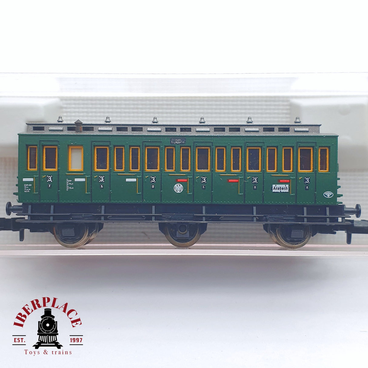 ♻️ 2 mano - Fleischmann 5x vagones pasajero DRG N escala 1:160 TEN03