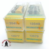 ♻️ 2 mano - Minitrix 4x vagones cisterna de gasoil DB N escala 1:160 TEN03