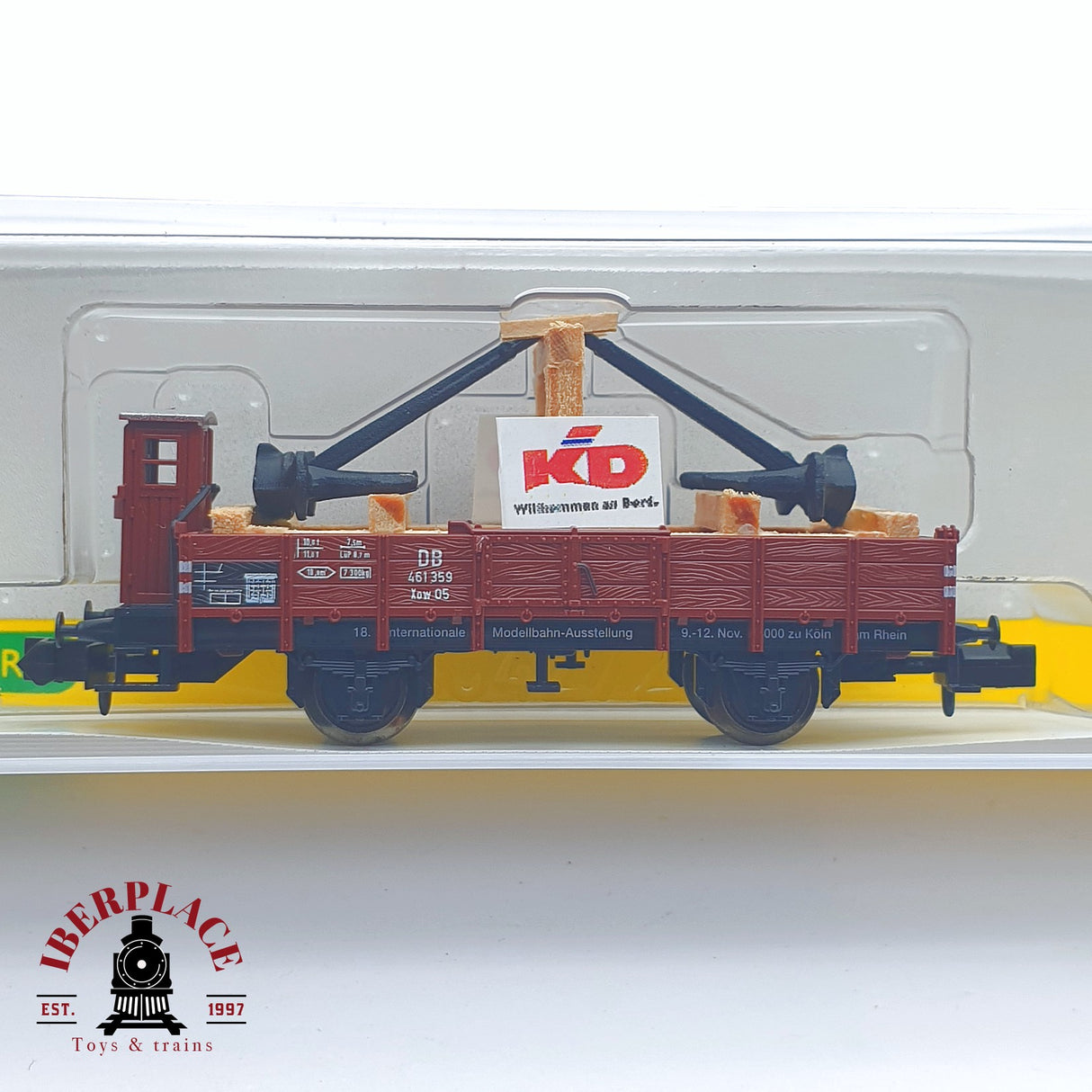 ♻️ 2 mano - Minitrix 15033 vagón con garita DB N escala 1:160 TEN03