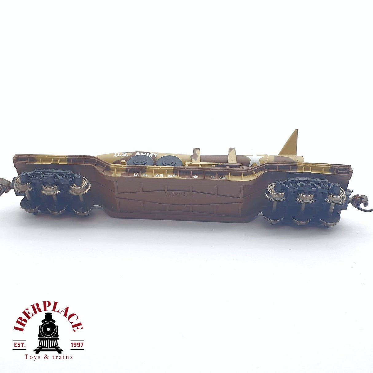 ♻️ 2 mano - Bachmann 71397 plataforma militar con misil N escala 1:160 TEN03