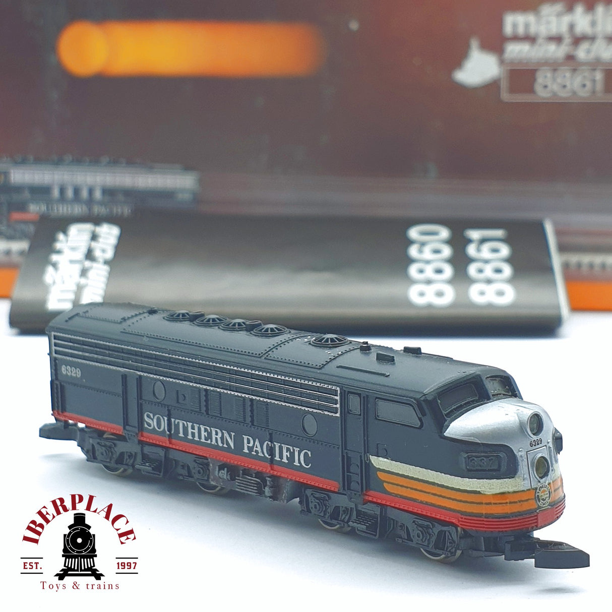 ♻️ 2 mano -  Märklin 8861 Locomotora Southern Pacific Z escala 1:220 TEN03