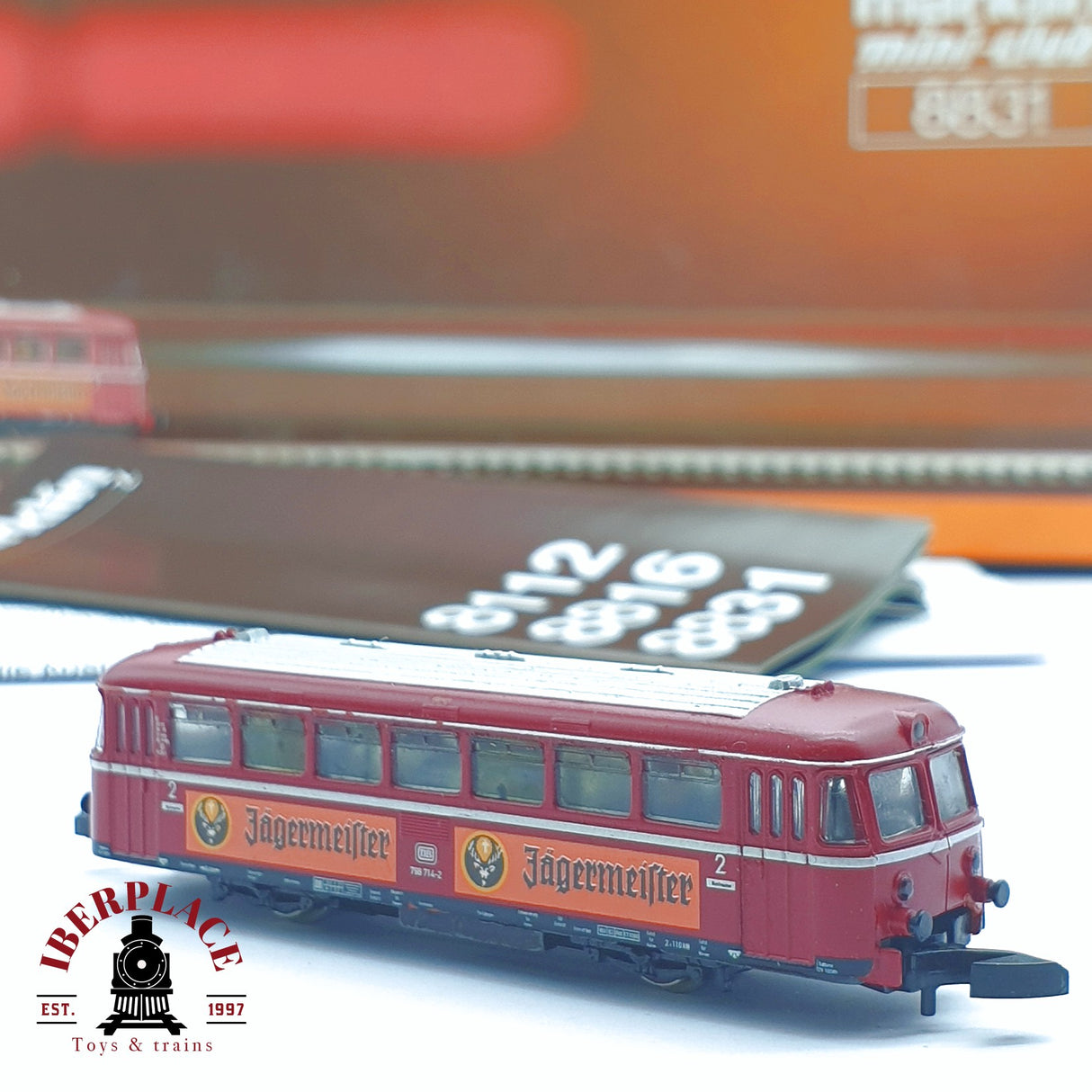 ♻️ 2 mano -  Märklin 8831 Ferrobus Jäggermeister DB Z escala 1:220 TEN03