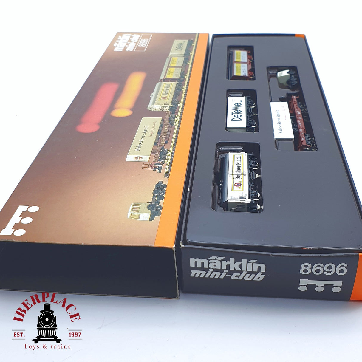 ♻️ 2 mano -  Märklin 8696 Set mercancias regionales Berlin Z escala 1:220 TEN03