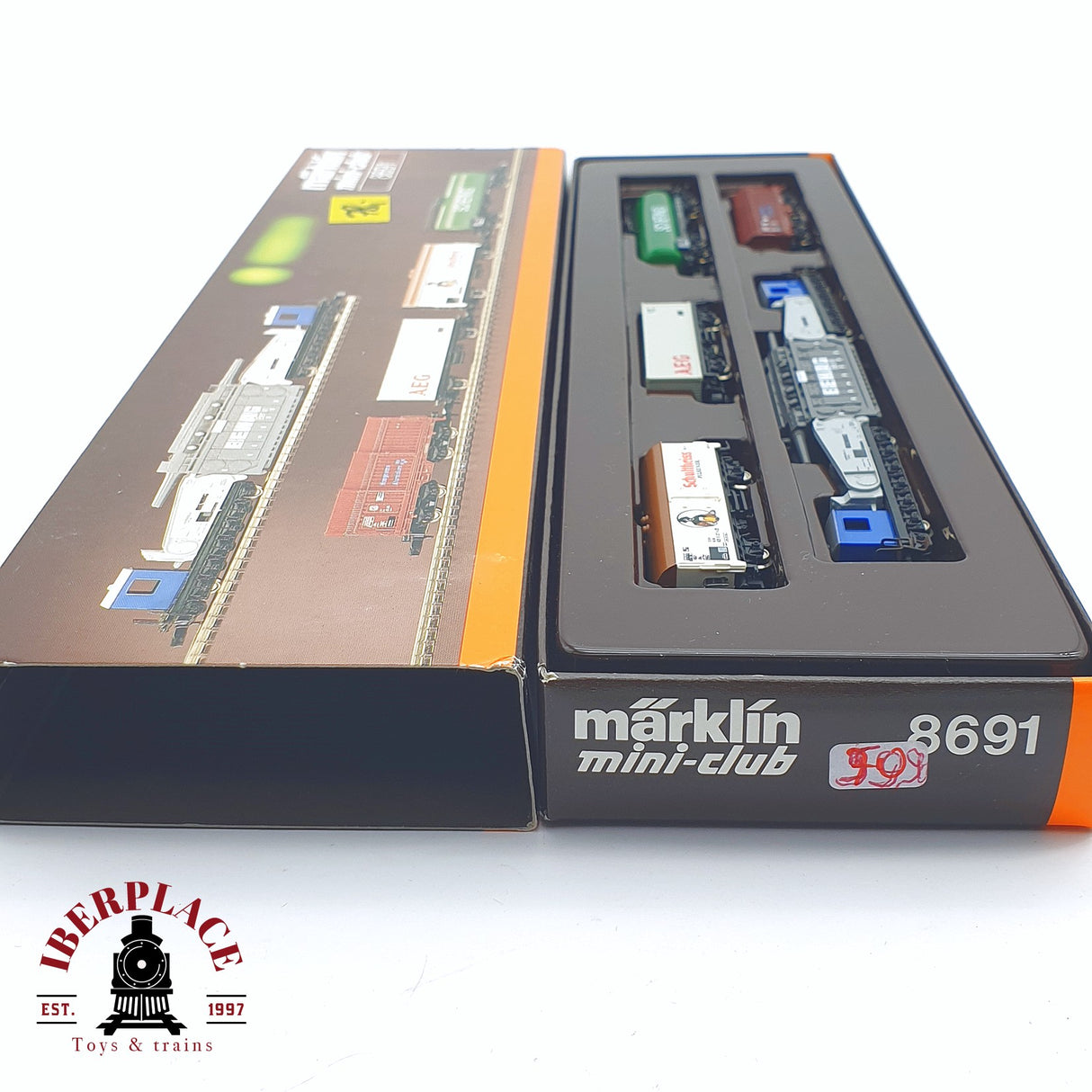 ♻️ 2 mano -  Märklin 8691 Set mercancias regionales Berlin DB Ep IV Z escala 1:220 TEN03