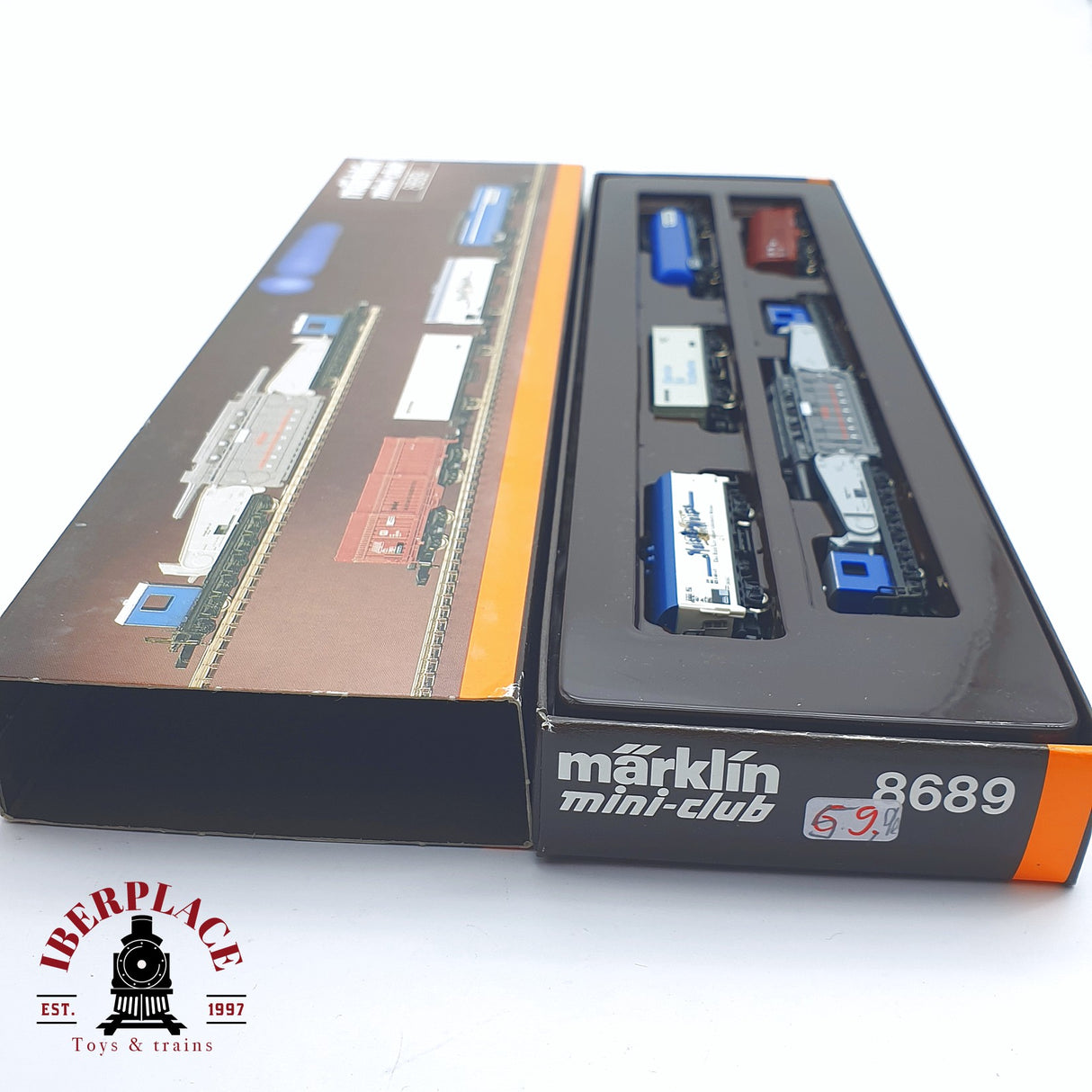 ♻️ 2 mano -  Märklin 8689 Set mercancias regionales Berlin DB Ep IV Z escala 1:220 TEN03