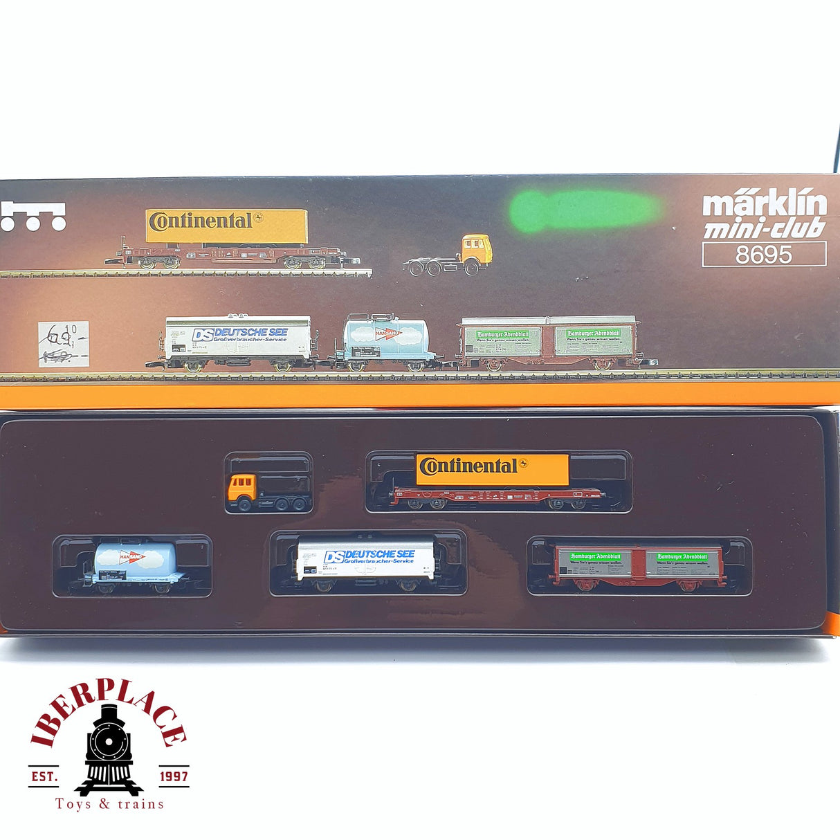 ♻️ 2 mano -  Märklin 8695 Set mercancias regionales Norte DB Z escala 1:220 TEN03