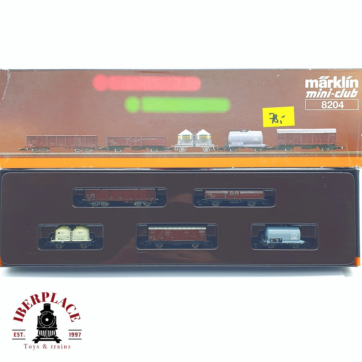 ♻️ 2 mano -  Märklin 8695 Set mercancias regionales DR DB Z escala 1:220 TEN03