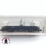 ♻️ 2 mano - Fleischmann 8220 vagón plataforma DB N escala 1:160 TEN03