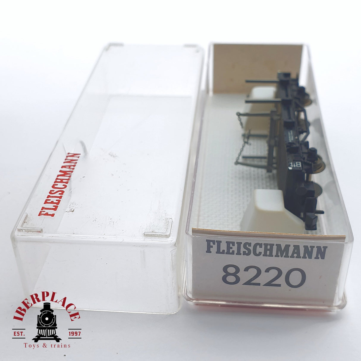 ♻️ 2 mano - Fleischmann 8220 vagón plataforma DB N escala 1:160 TEN03
