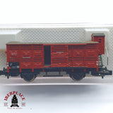 ♻️ 2 mano - Fleischmann 8356 vagón transporte animales DB N escala 1:160 TEN03