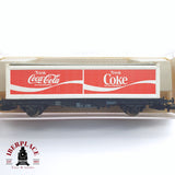 ♻️ 2 mano - Fleischmann 8243 vagón contenedor coca cola DB N escala 1:160 TEN03