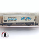 ♻️ 2 mano - Fleischmann 8326 vagón cervecero Kulmbacher N escala 1:160 TEN03