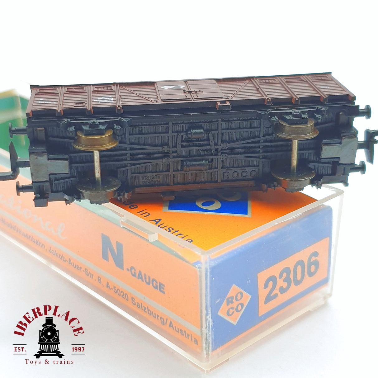 ♻️ 2 mano - Roco 2306 vagón mercancía NS N escala 1:160 TEN04