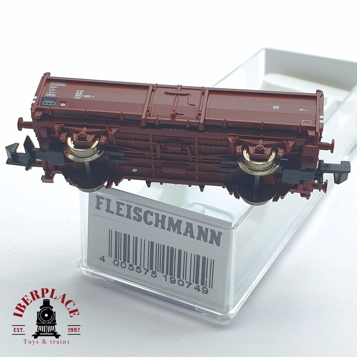 ♻️ 2 mano - Fleischmann 820531K vagón abierto DB  N escala 1:160 TEN04