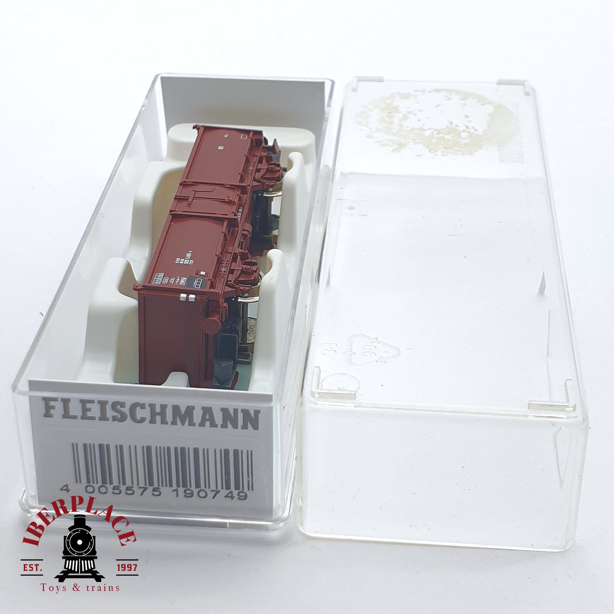 ♻️ 2 mano - Fleischmann 820531K vagón abierto DB  N escala 1:160 TEN04