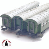 ♻️ 2 mano - Roco 3x vagones pasajero DB clases 1-2 N escala 1:160 TEN04