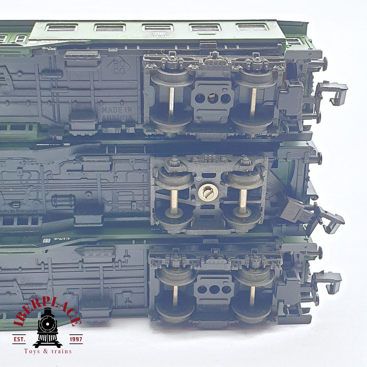 ♻️ 2 mano - Roco 3x vagones pasajero DB clases 1-2 N escala 1:160 TEN04